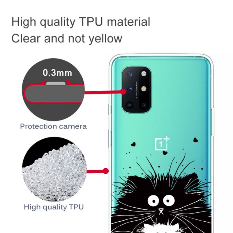 Cover OnePlus 8T Se På De Skøre Katte