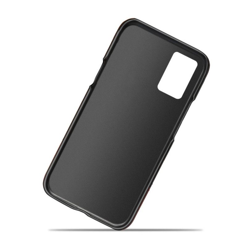 Cover OnePlus 8T Sort Ksq Tofarvet Lædereffekt