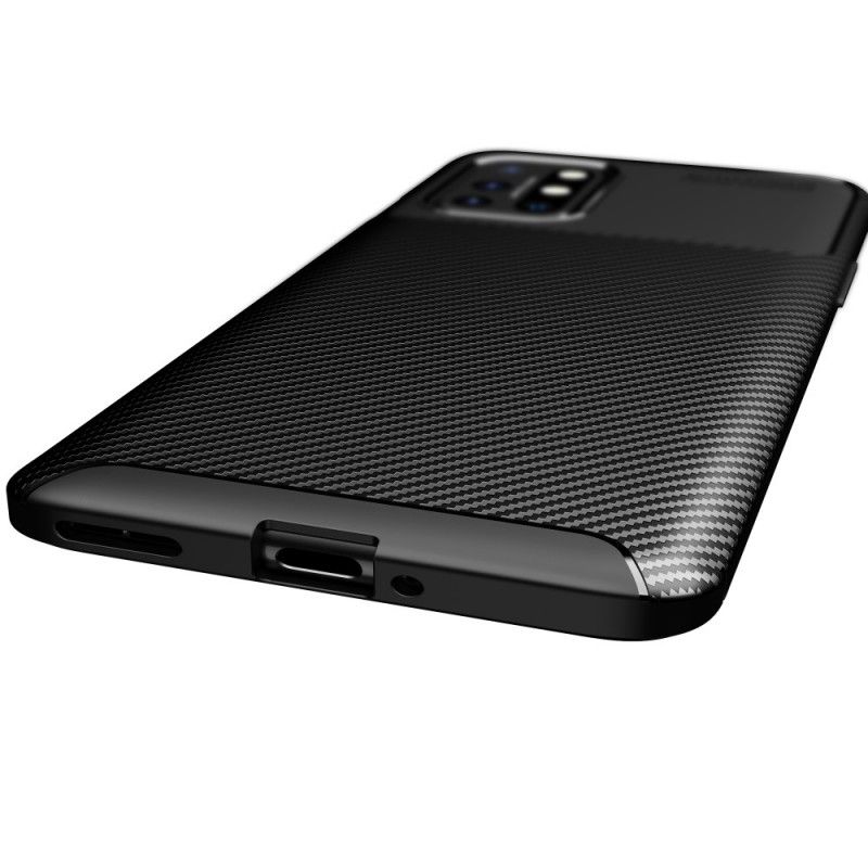 Cover OnePlus 8T Sort Mobilcover Fleksibel Kulfibertekstur