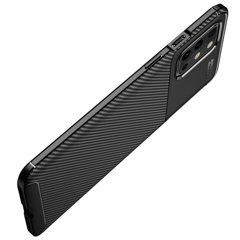 Cover OnePlus 8T Sort Mobilcover Fleksibel Kulfibertekstur