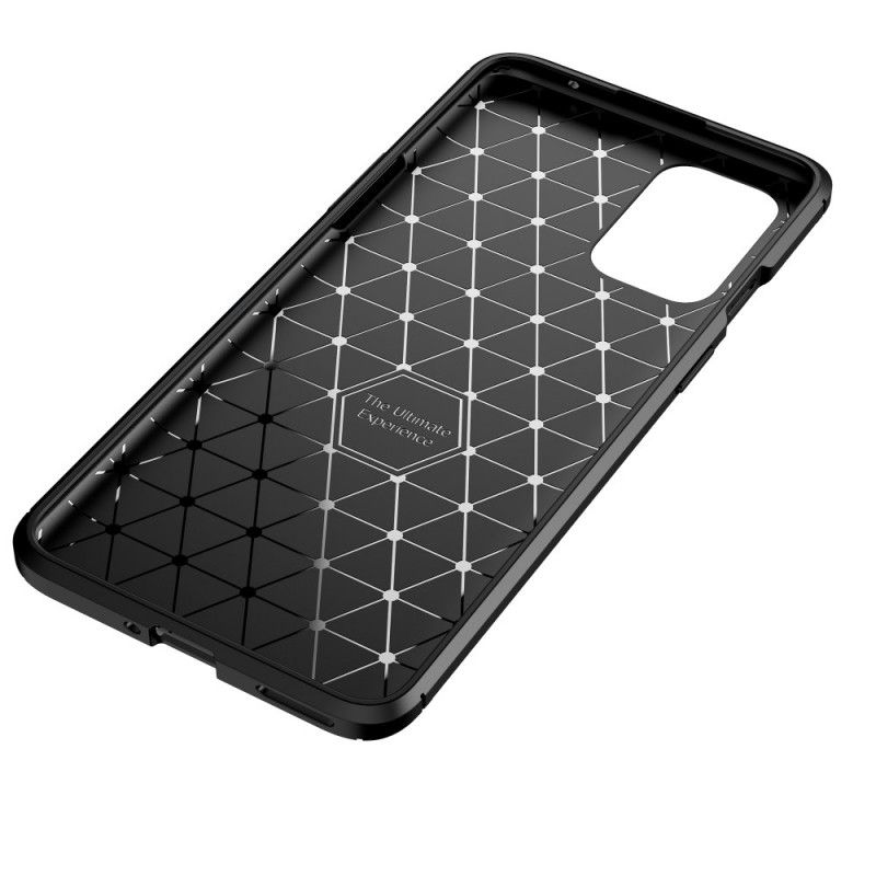 Cover OnePlus 8T Sort Mobilcover Fleksibel Kulfibertekstur