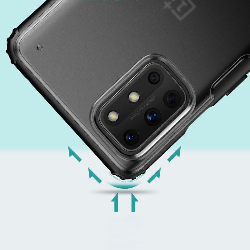 Cover OnePlus 8T Sort Mobilcover Frostet Hybrid