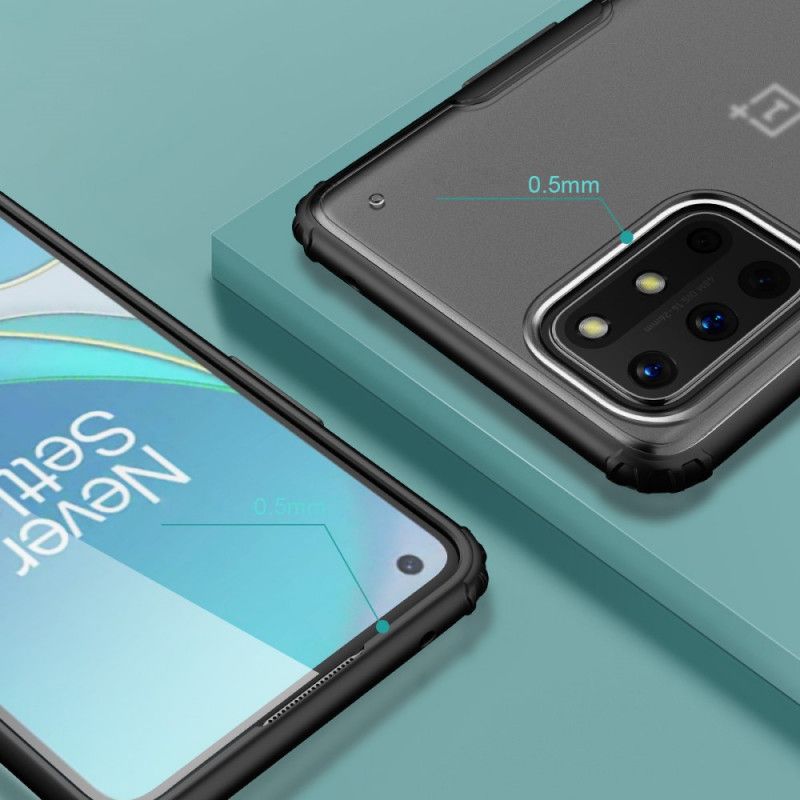 Cover OnePlus 8T Sort Mobilcover Frostet Hybrid