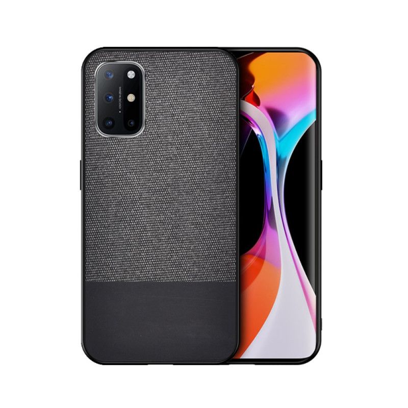 Cover OnePlus 8T Sort Mobilcover Kunststof Læder Bidestruktur