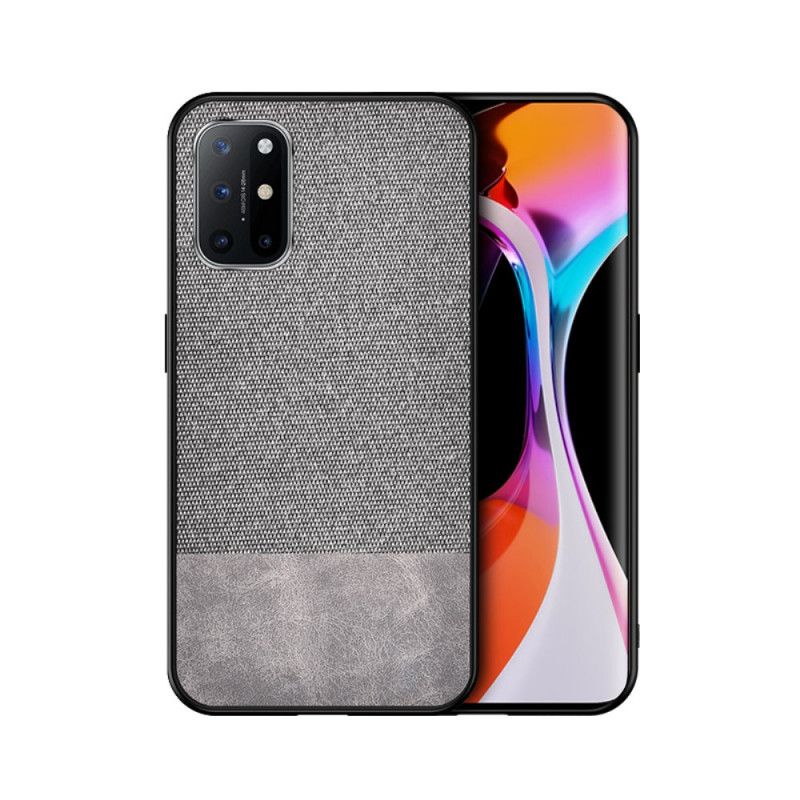 Cover OnePlus 8T Sort Mobilcover Kunststof Læder Bidestruktur