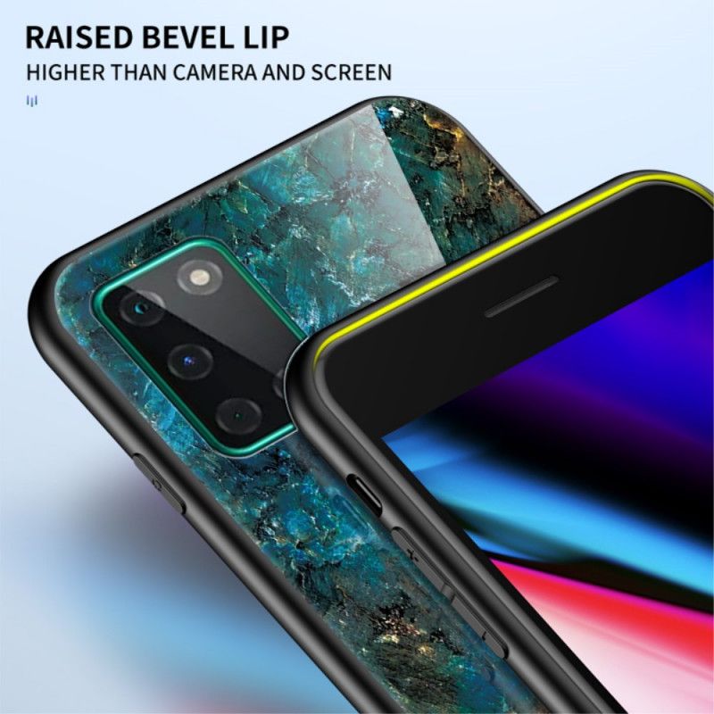 Cover OnePlus 8T Sort Premiumfarver Hærdet Glas Beskyttelse