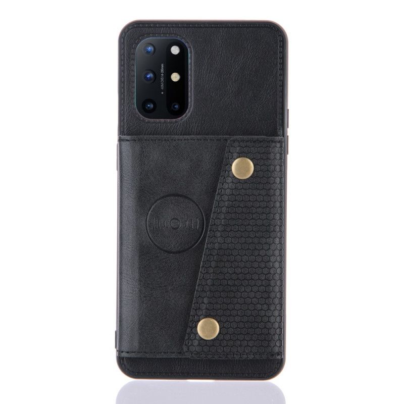 Cover OnePlus 8T Sort Snap Tegnebog