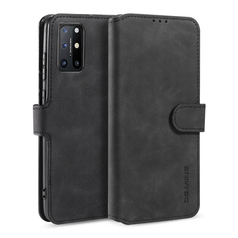 Flip Cover Læder OnePlus 8T Sort Retro Dg.Ming