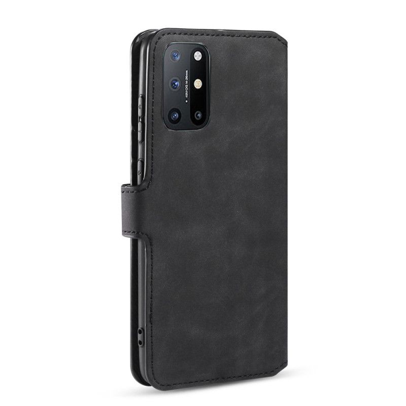 Flip Cover Læder OnePlus 8T Sort Retro Dg.Ming