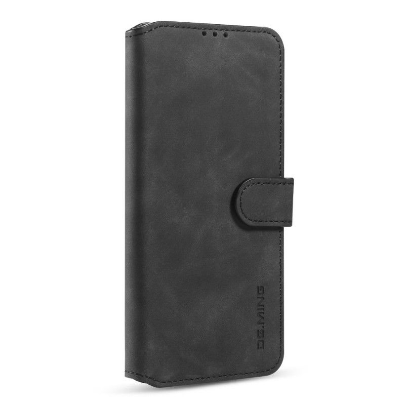 Flip Cover Læder OnePlus 8T Sort Retro Dg.Ming