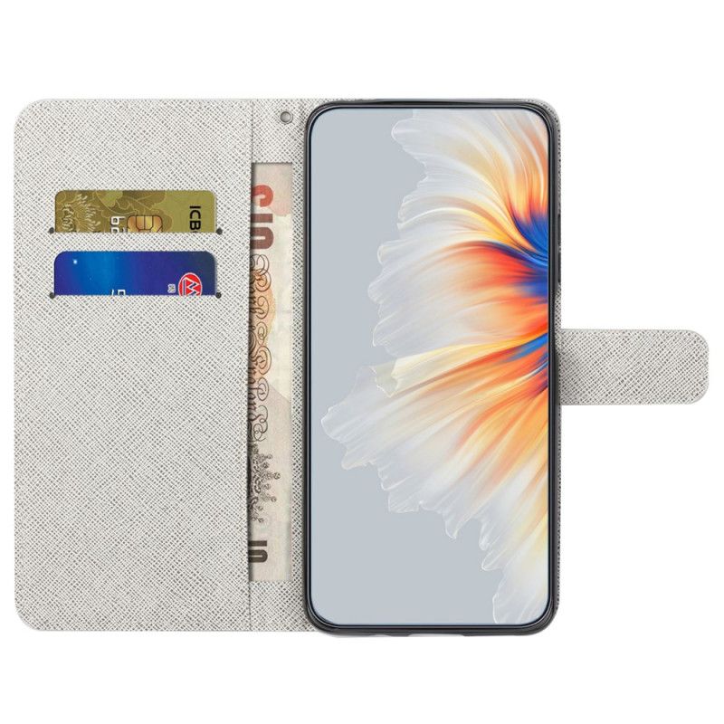 Flip Cover Honor 200 Lite Diamantsommerfugle Med Rem