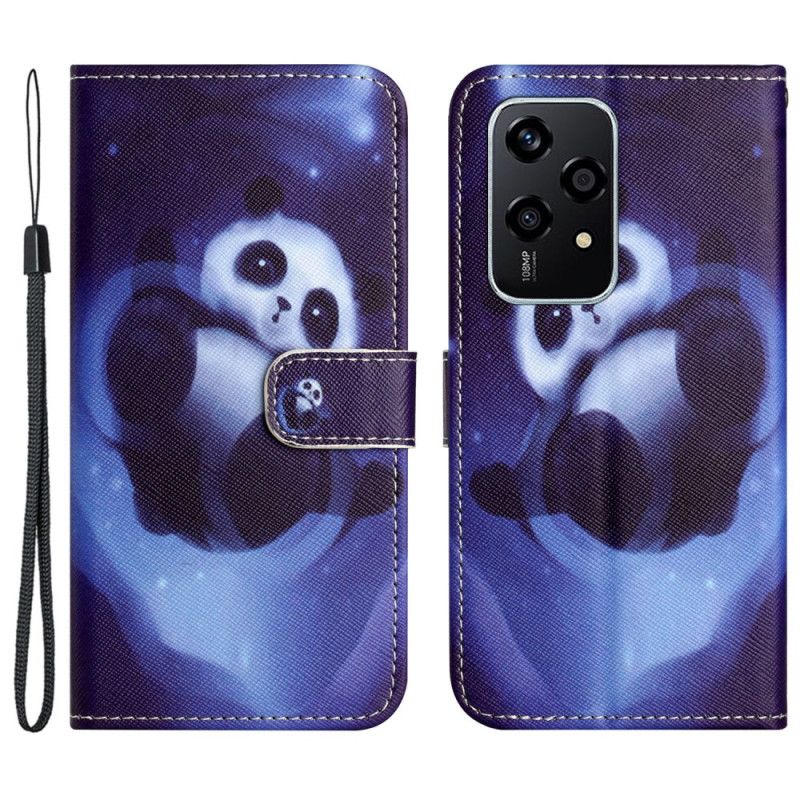 Flip Cover Honor 200 Lite Panda Space