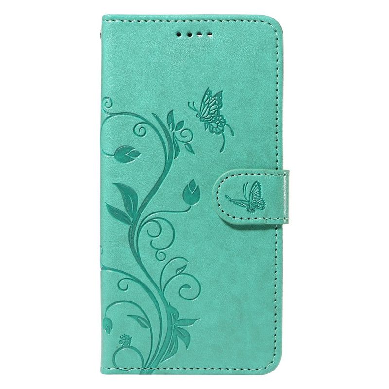 Flip Cover Honor 200 Lite Sommerfugle Og Blomster