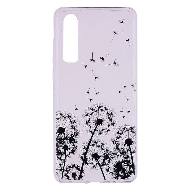 Cover for Huawei P30 Gennemsigtige Sorte Mælkebøtter