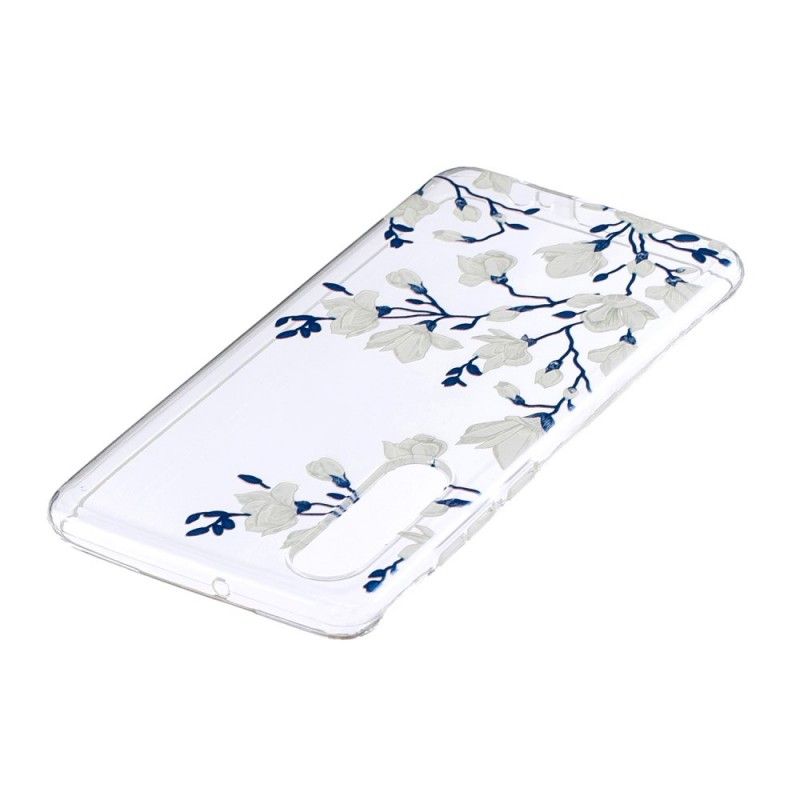 Cover for Huawei P30 Hvide Blomster