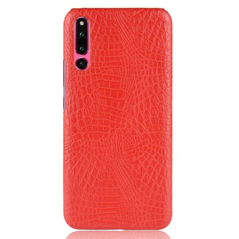 Cover for Huawei P30 Sort Krokodillehudeffekt