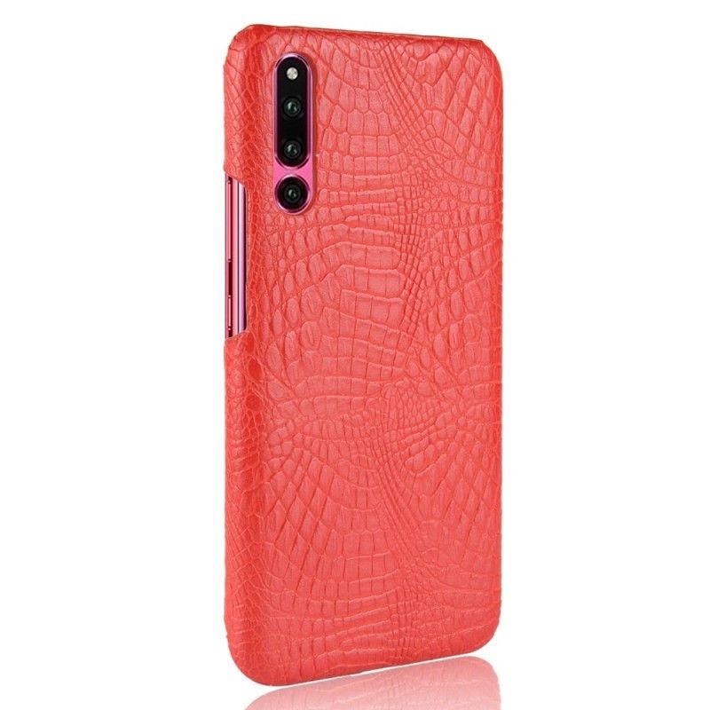 Cover for Huawei P30 Sort Krokodillehudeffekt