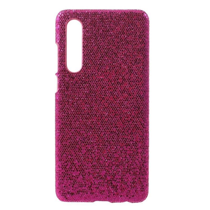 Cover for Huawei P30 Sort Pailletter