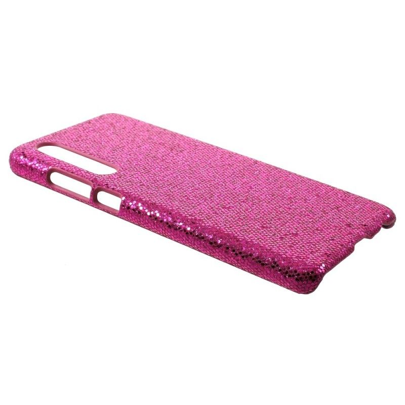 Cover for Huawei P30 Sort Pailletter