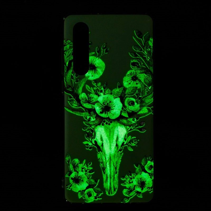 Cover Huawei P30 Fluorescerende Blomstret Elg Beskyttelse