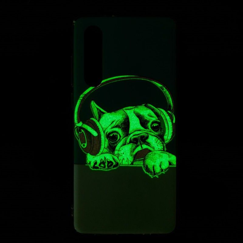 Cover Huawei P30 Fluorescerende Hund