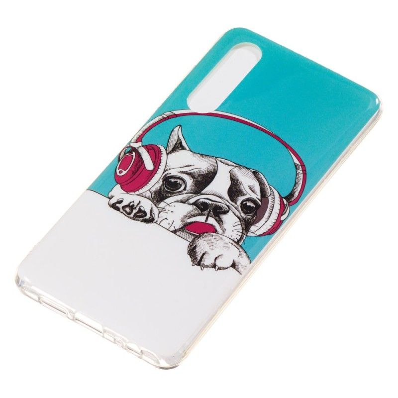 Cover Huawei P30 Fluorescerende Hund