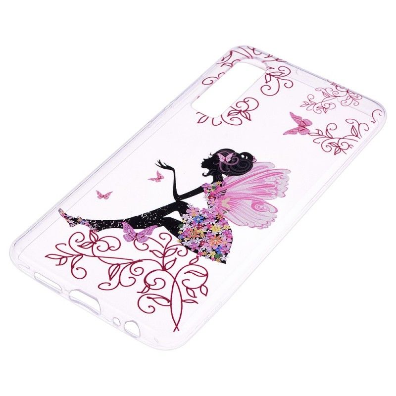 Cover Huawei P30 Gennemsigtig Blomsterfe