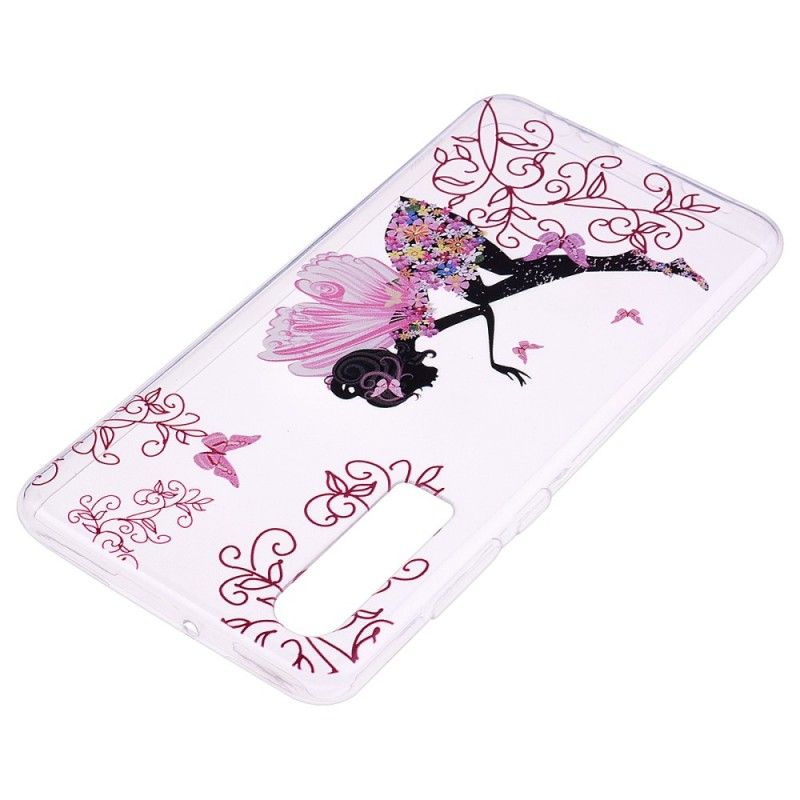 Cover Huawei P30 Gennemsigtig Blomsterfe