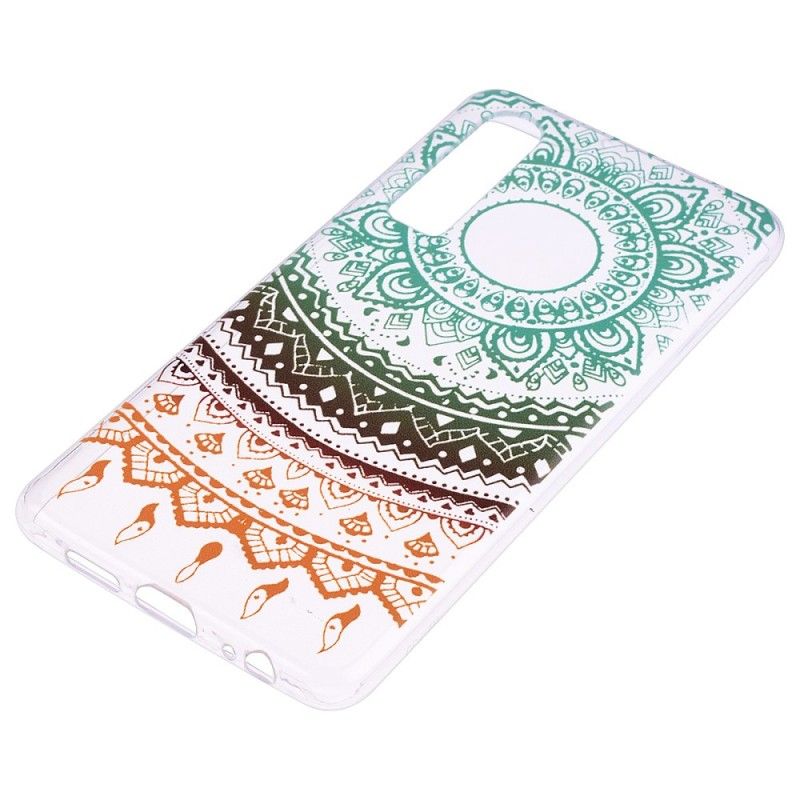 Cover Huawei P30 Gennemsigtig Farverig Mandala