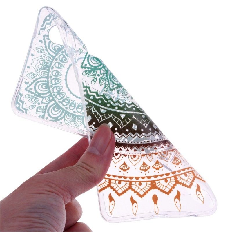 Cover Huawei P30 Gennemsigtig Farverig Mandala