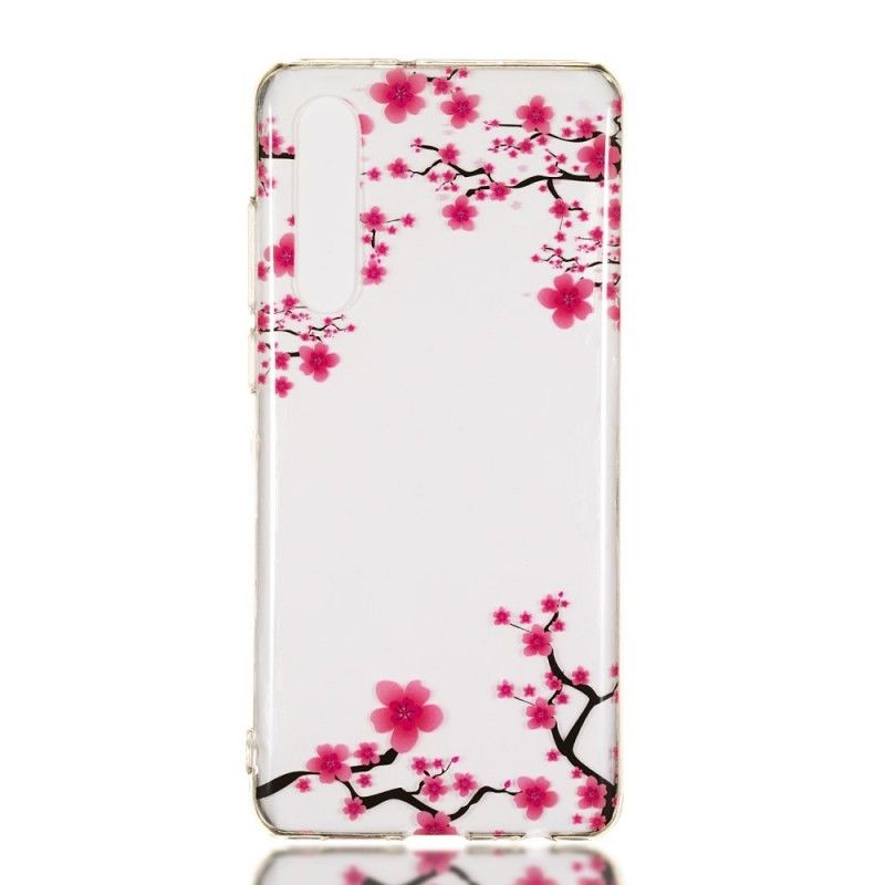 Cover Huawei P30 Gennemsigtigt Blomstrende Træ Beskyttelse