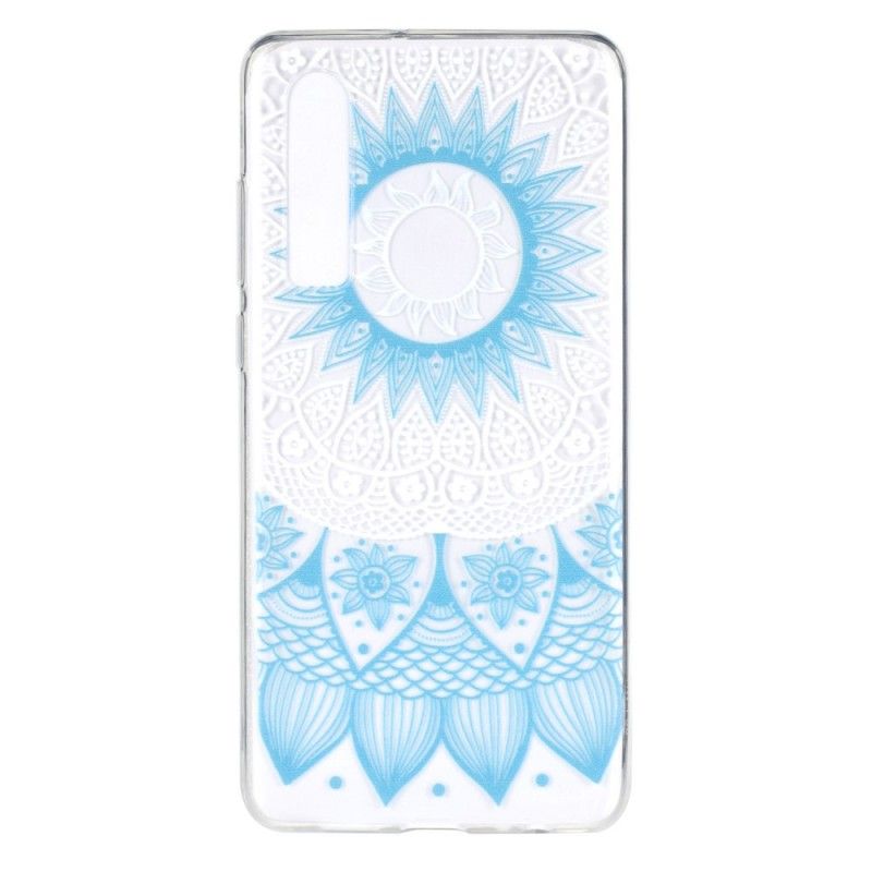 Cover Huawei P30 Lyseblå Gennemsigtig Farverig Mandala