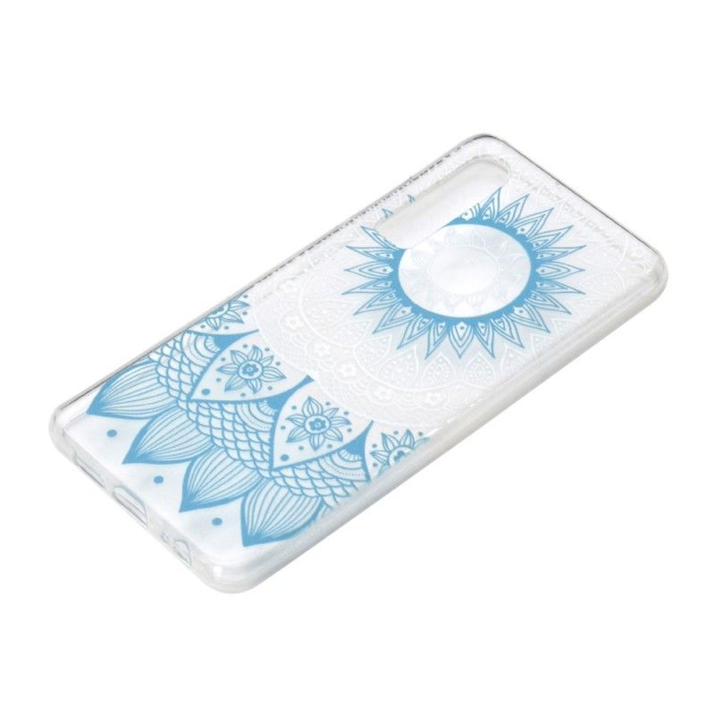 Cover Huawei P30 Lyseblå Gennemsigtig Farverig Mandala