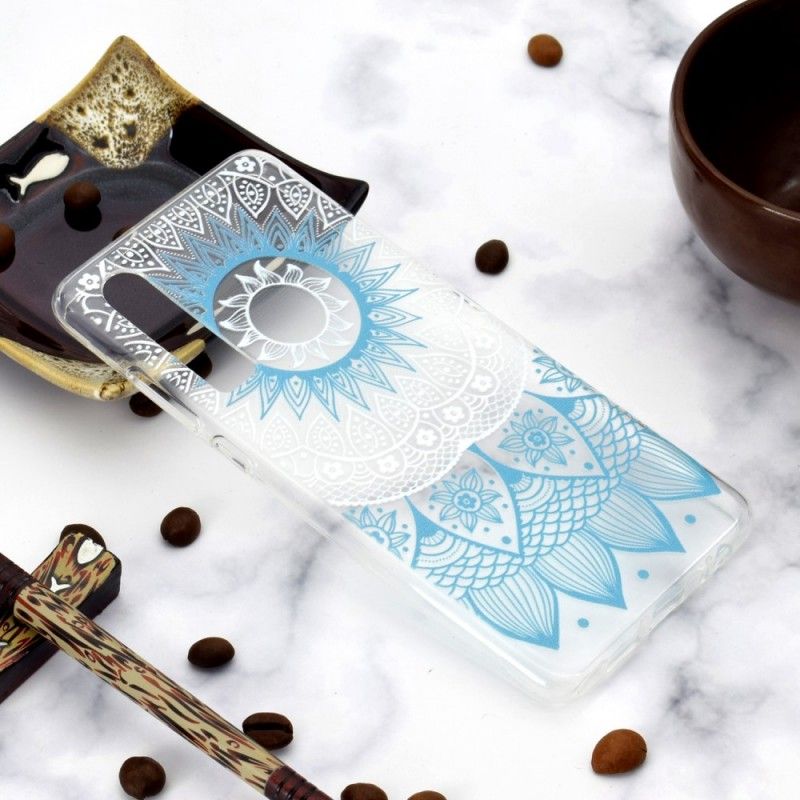 Cover Huawei P30 Lyseblå Gennemsigtig Farverig Mandala