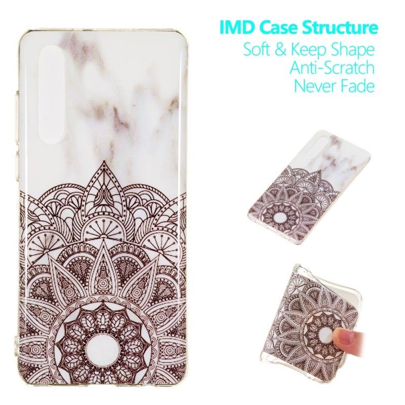 Cover Huawei P30 Marmoreret Mandala