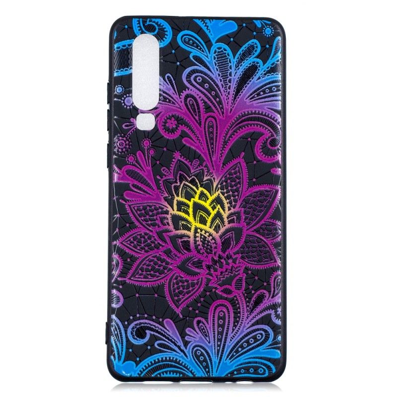 Cover Huawei P30 Mesterlig Blomst