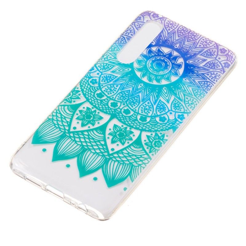 Cover Huawei P30 Mobilcover Gennemsigtig Farverig Mandala