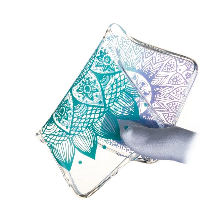 Cover Huawei P30 Mobilcover Gennemsigtig Farverig Mandala