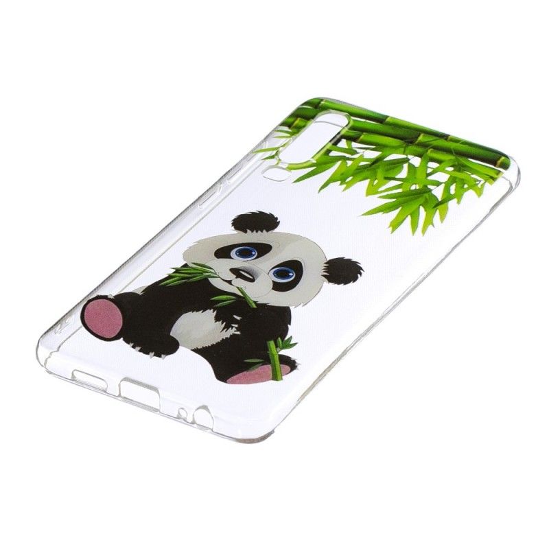 Cover Huawei P30 Mobilcover Gennemsigtig Panda-Spisning