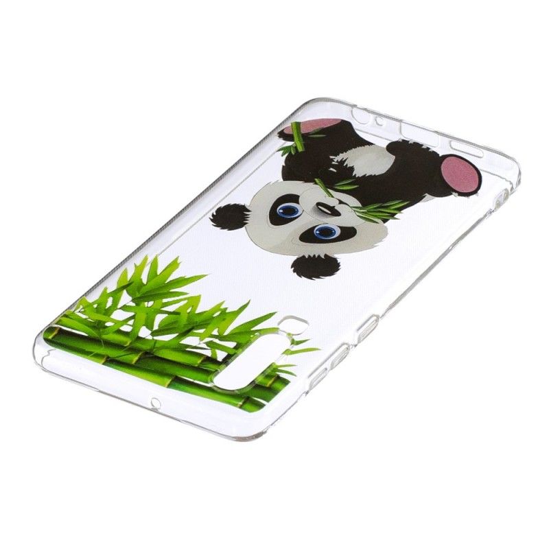 Cover Huawei P30 Mobilcover Gennemsigtig Panda-Spisning