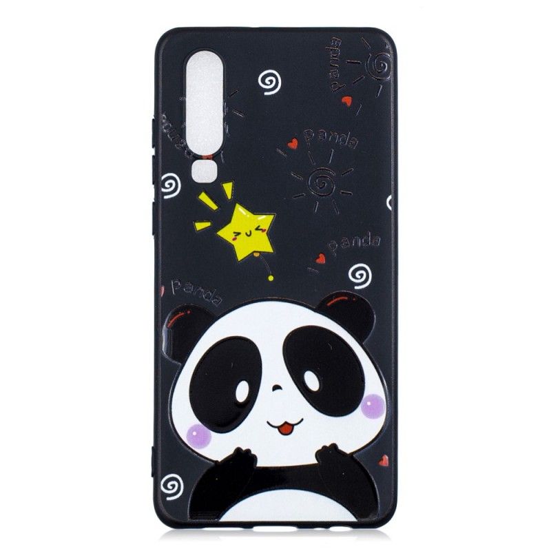 Cover Huawei P30 Mobilcover Pandastjerne