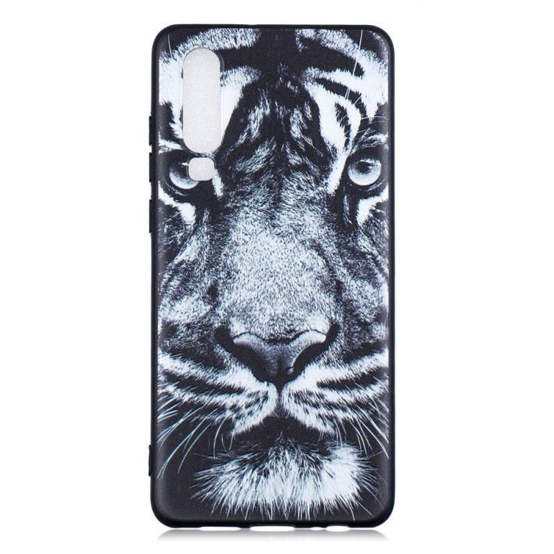 Cover Huawei P30 Mobilcover Sort Og Hvid Tiger