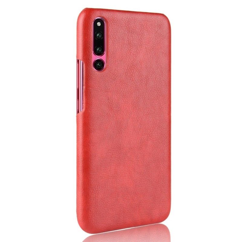 Cover Huawei P30 Præstationslychee-Lædereffekt