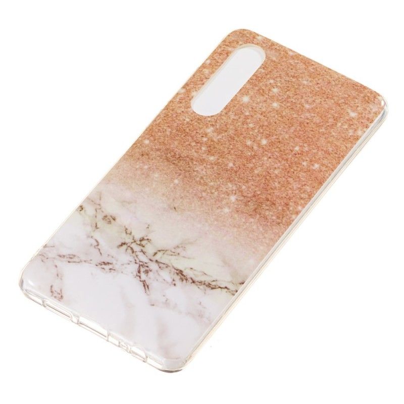 Cover Huawei P30 Sort Marmorglitter