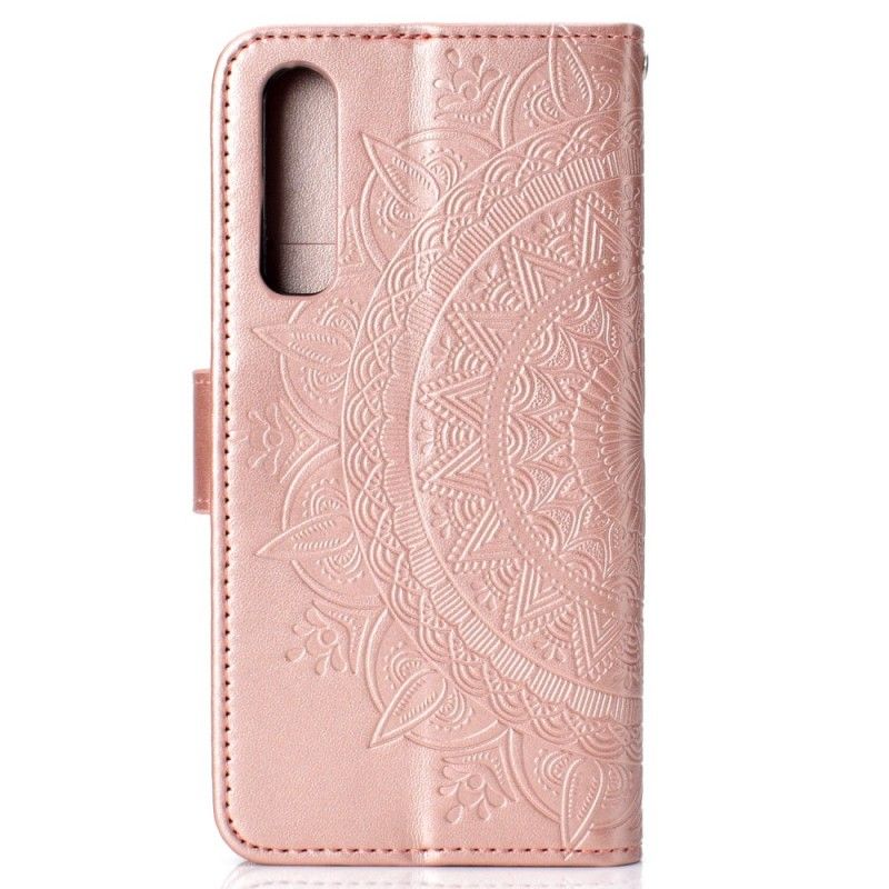 Flip Cover Huawei P30 Grå Mobilcover Solmandala