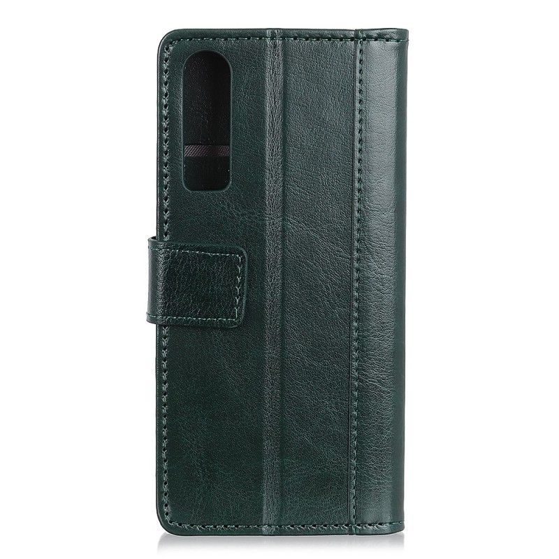 Flip Cover Læder for Huawei P30 Antik Lædereffekt