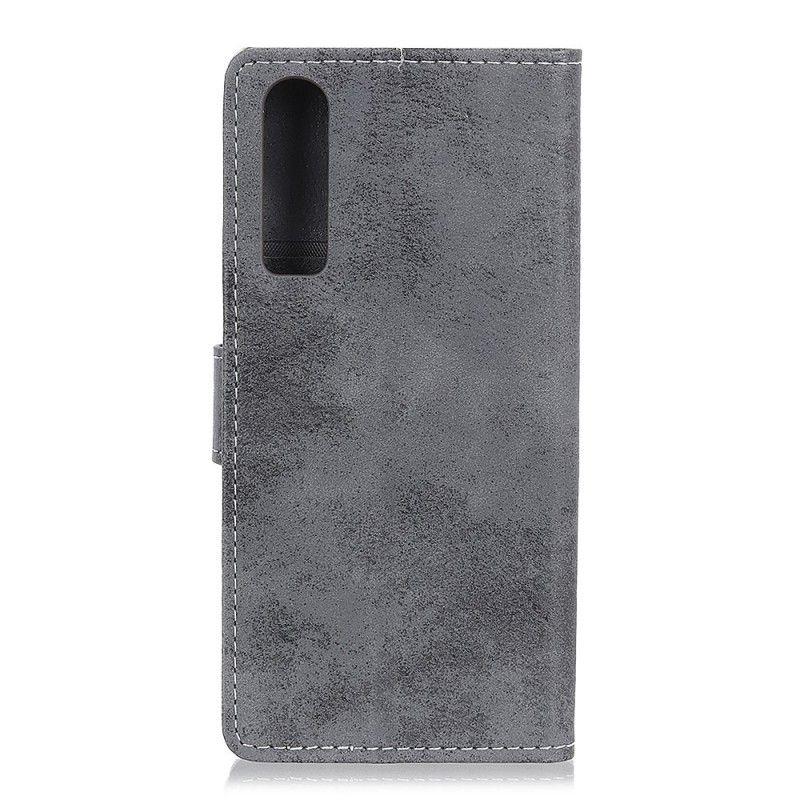 Flip Cover Læder Huawei P30 Vintage Lædereffekt Beskyttelse