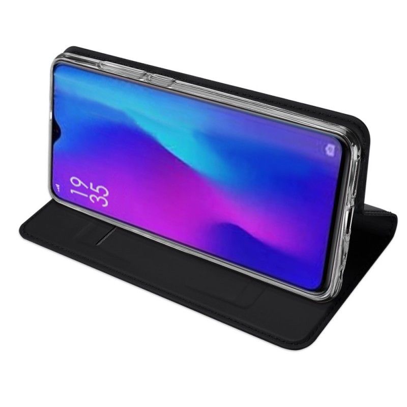 Læder Cover Huawei P30 Sort Pro Dux Ducis Hud Beskyttelse