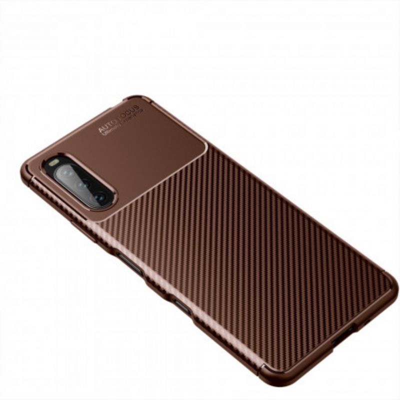 Cover Sony Xperia 10 Iii Telefon Etui Fleksibel Kulfiber