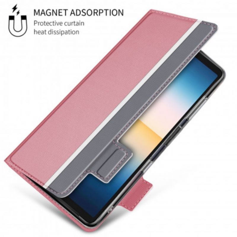 Flip Cover Sony Xperia 10 Iii Bicolor Baiyu-serien